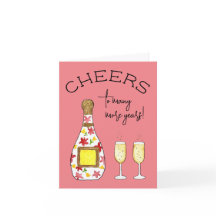 Cheers fun Champagner Geburtstag feiern Toast