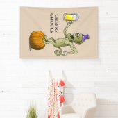 Cheers Ghouls Halloween-Party Banner (InSitu)