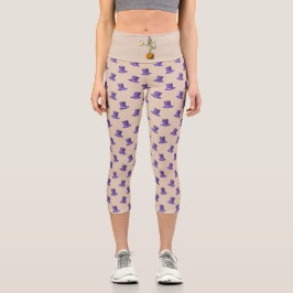 Cheers Ghouls Halloween-Party Capri Leggings