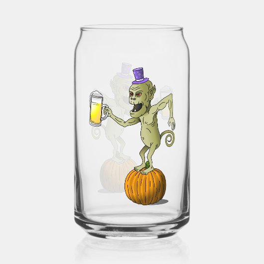 Cheers Ghouls Halloween-Party Dosenglas (Rückseite)