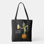 Cheers Ghouls Halloween Trick oder Treat Tasche (Rückseite)