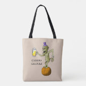 Cheers Ghouls Halloween Trick oder Treat Tasche (Rückseite)