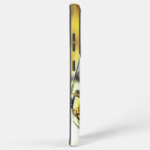 Cheers Golden Bokeh Weißes Weinglas Samsung Galaxy Hülle (Rechte Seite)