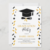 Cheers Graduation Party Einladung (Vorderseite)