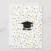 Cheers Graduation Party Einladung (Rückseite)