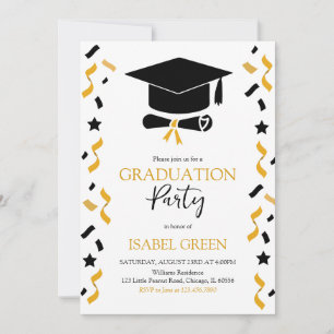 Cheers Graduation Party Einladung