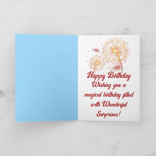 Cheers Happy Birthday Grußkarte Karte (Innenseite)