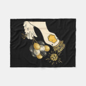 Cheers Happy New Year 2026 Goose With Balloon Disc Fleecedecke (Vorderseite (Horizontal))