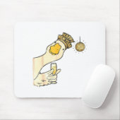 Cheers Happy New Year 2026 Goose With Champagne Di Mousepad (Mit Mouse)