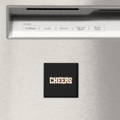 Cheers Happy New Year Celebration New Years Eve Pa Magnet (In Situ (Geschirrspüler))