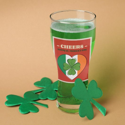 CHEERS Happy St. Patrick's Day Glas
