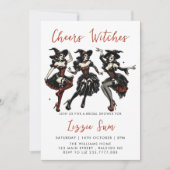 Cheers Hexen Adult Halloween-Party Einladung (Vorderseite)