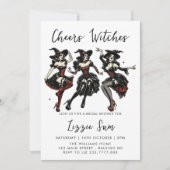 Cheers Hexen Adult Halloween-Party Einladung (Vorderseite)