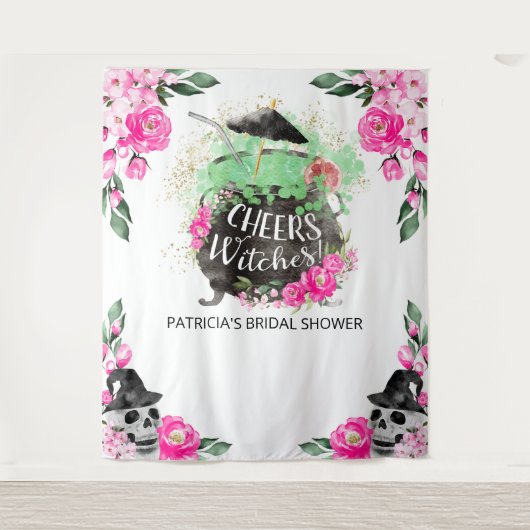Cheers Hexen Halloween Brautparty Backdrop Wandteppich (Vorderseite)