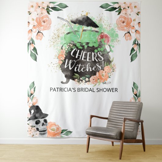 Cheers Hexen Halloween Brautparty Backdrop Wandteppich (Beispiel)
