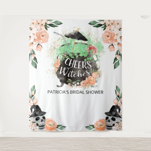 Cheers Hexen Halloween Brautparty Backdrop Wandteppich (Vorderseite)