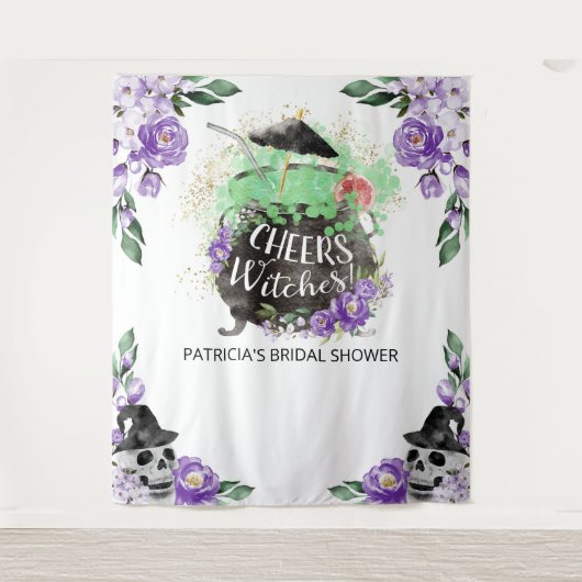 Cheers Hexen Halloween Brautparty Backdrop Wandteppich (Vorderseite)
