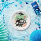 Cheers Hexen Halloween Brautparty Pappteller (Party)