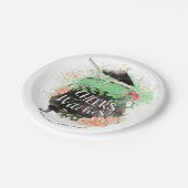 Cheers Hexen Halloween Brautparty Pappteller (Schrägansicht)