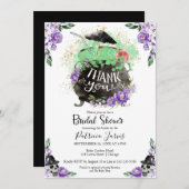 Cheers Hexen Halloween Bridal Dusche Einladung (Vorne/Hinten)