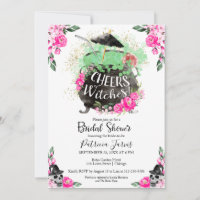Cheers Hexen Halloween Bridal Dusche Einladung