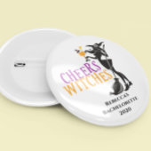 Cheers Hexen Halloween Cocktail Bachelorette Button