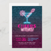 Cheers Hexen Halloween Einladung (Vorne/Hinten)