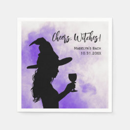 Cheers Hexen Halloween Junggeselinnen-Abschied Serviette