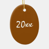 Cheers Hot Buttered Rum Winter Holiday Drink Keramikornament (Hinten)