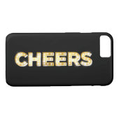 Cheers iPhone 7 Fall in Schwarz Case-Mate iPhone Hülle (Rückseite (Horizontal))