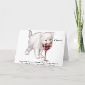 Cheers Kitten Card Karte (Rückseite)