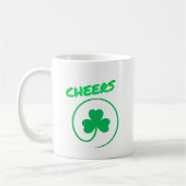 Cheers Kleeblatt Clover Ireland Irish St Patrick's Kaffeetasse (Links)