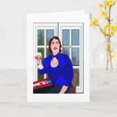 Cheers LeeMarie's Creative Design Karte (Gelbe Blume)