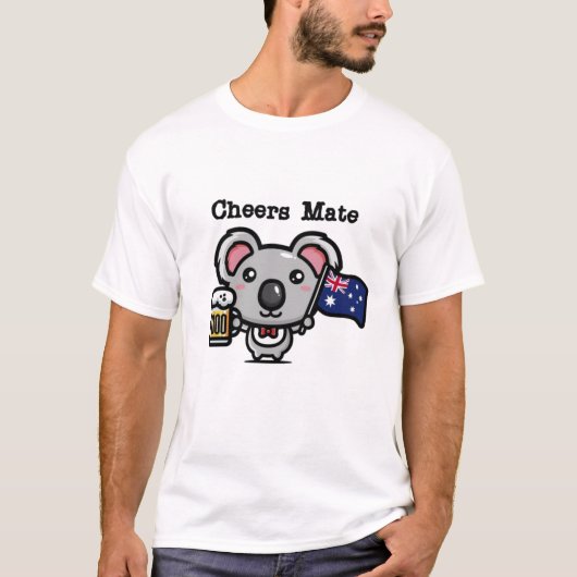 Cheers Mate Kola Bear T-Shirt (Vorderseite)