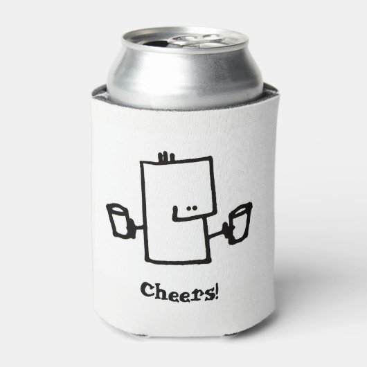 Cheers Meepple Can Cooler Dosenkühler (Kanne Vorderseite)