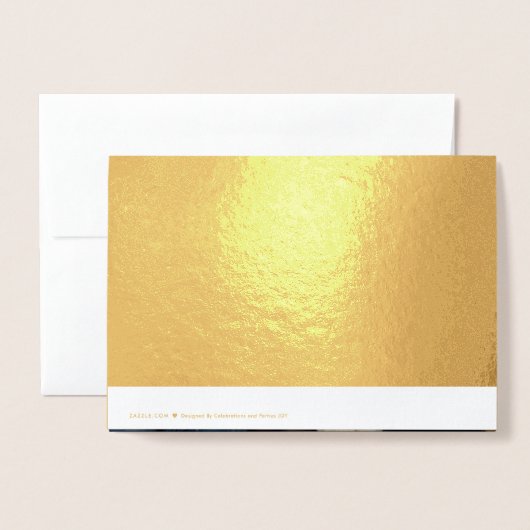 Cheers moderne Champagnerflöten mit Pinsel Folienkarte (Rückseite mit Umschlag)