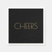 CHEERS NAPKINS SERVIETTE (Vorderseite)