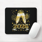 Cheers New Year 2026 Firework Happy New Year Famil Mousepad (Mit Mouse)