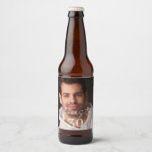 Cheers photo birthday party bierflaschenetikett (Vorderseite)