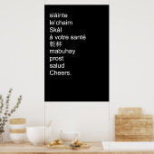 Cheers Poster (Küche)