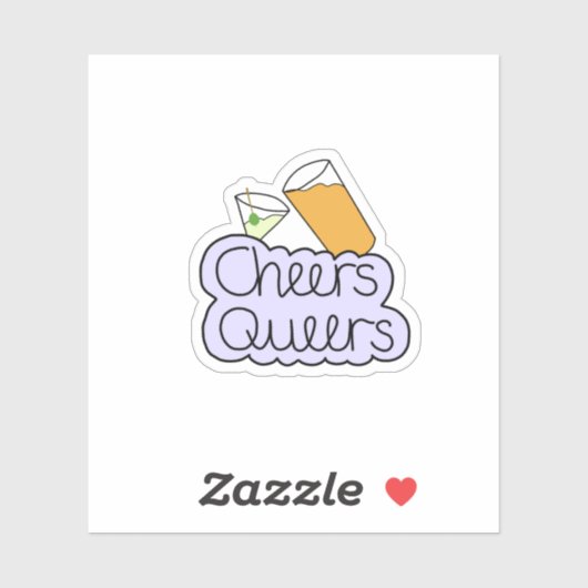 Cheers Queers Sticker (Blatt)