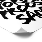 Cheers Salud Noroc Proost Sante Grunge Caps Poster (Ecke)