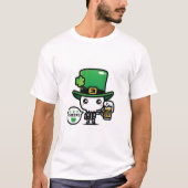 Cheers Skeleton Leprechaun T-Shirt (Vorderseite)