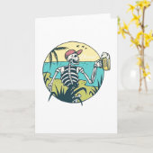Cheers Skull Karte (Gelbe Blume)