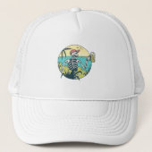 Cheers Skull Truckerkappe (Vorderseite)