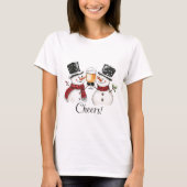 Cheers-Snowman T-Shirt (Vorderseite)
