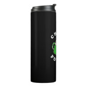 Cheers St Patricks Day Beer Drink Funny Thermosbecher (Nach links gedreht)
