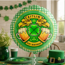 Cheers St Patricks Day Kleeblatt 21. Geburtstag