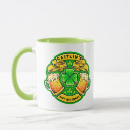Cheers St Patricks Day Kleeblatt 21. Geburtstag Tasse
