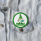 Cheers St. Patrick's Day Leprechaun Button (Beispiel)